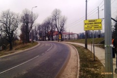 513 Pasłęk - Orneta w trakcie robót