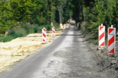 Nawierzchnia brukowcowa na DW 526.JPG