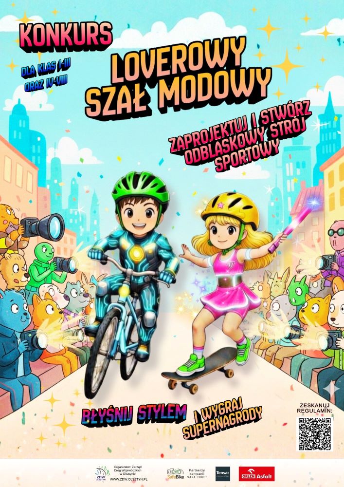 Plakat konkursu LoveRowy Szał Modowy